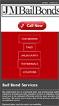 Mobile Screenshot of jmbailbonds.com